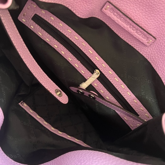 NWOT RARE BCBGMaxAzria🪻Luxurious Lilac Genuine Leather Hobo/Purse/Bag 💜 - Picture 11 of 16